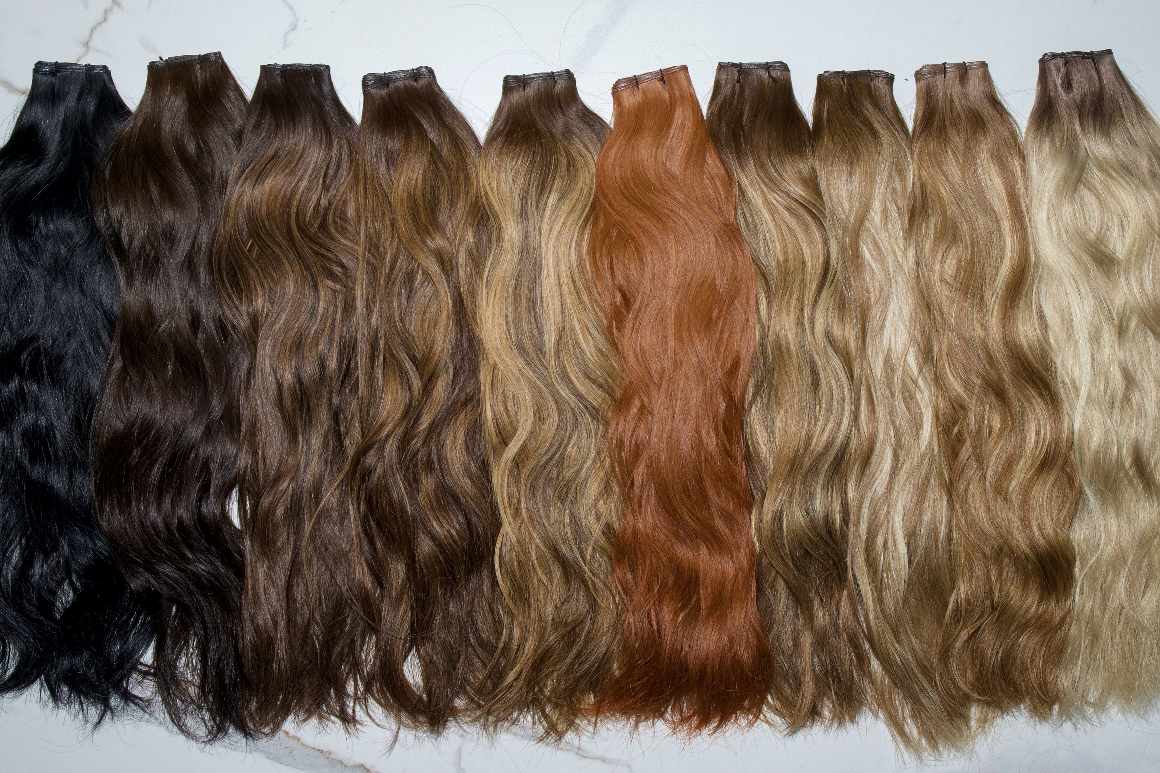 Beach Wave Hybrid Wefts & K-Tips